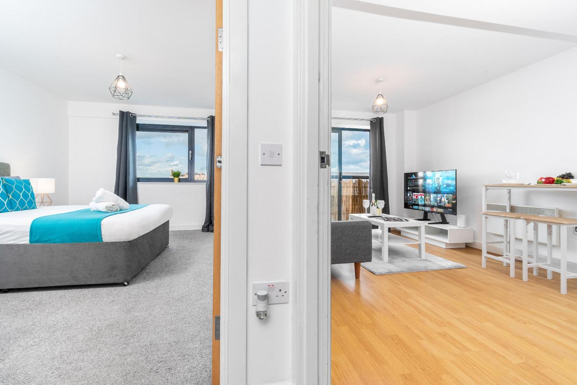City Centre Apartment - Juliette Balcony - Fast Wifi 19A Бірмінгем Екстер'єр фото